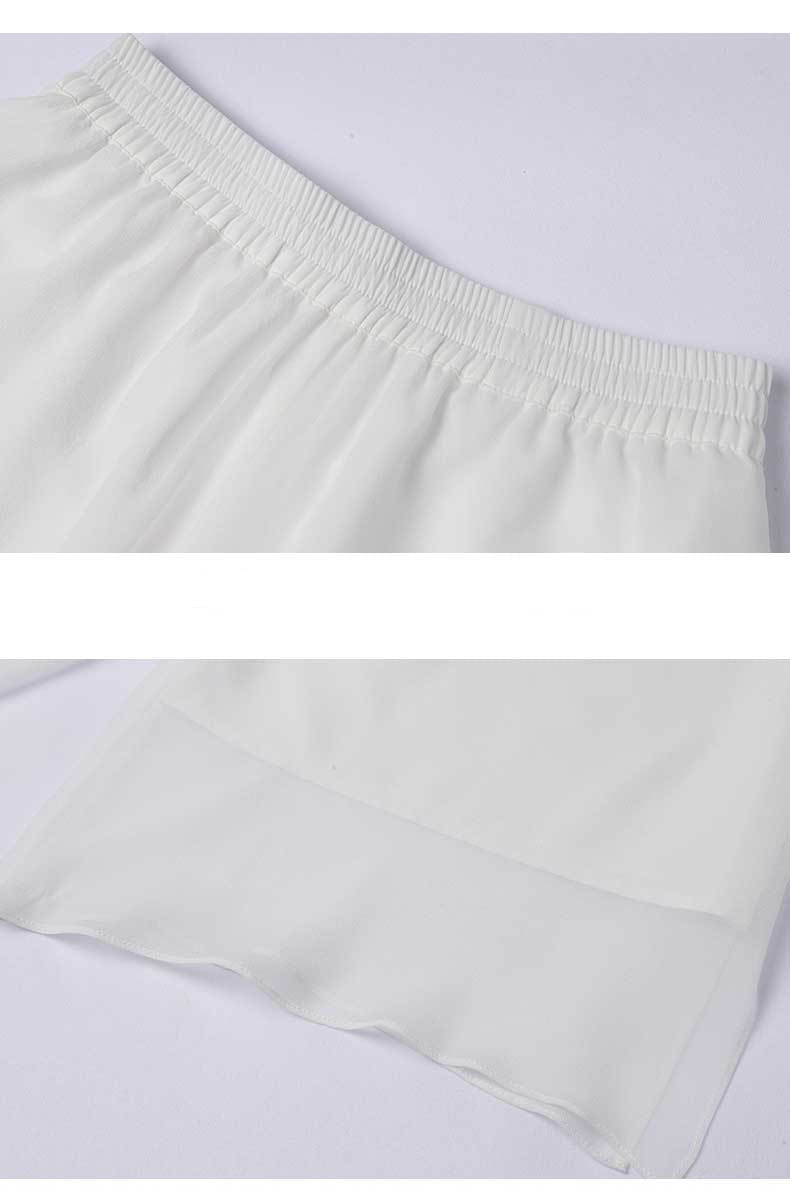 Double-Layered High-Waisted Loose Casual Pants